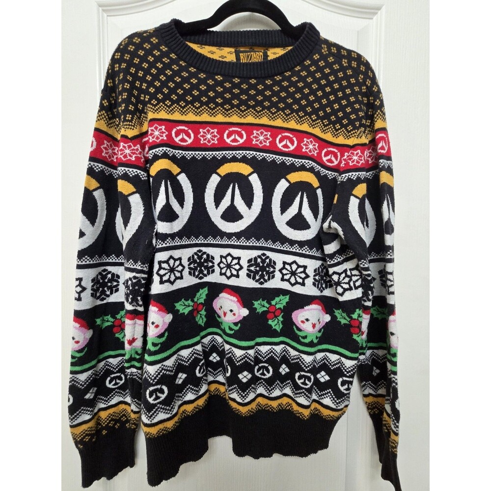 Blizzard OVERWATCH ugly Christmas sweater unisex XL